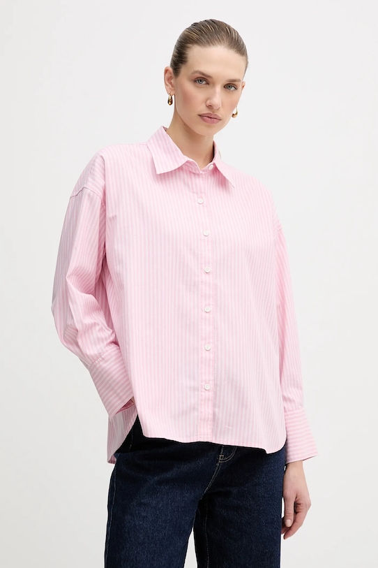 Рубашка рози из смесовой хлопковой ткани Barbour, розовый
Рубашка рози из смесовой хлопковой ткани Barbour, розовый