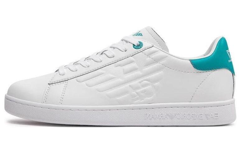 EMPORIO ARMANI EA7 Лоу-топ скейтборд кроссовки унисекс бело-голубые, цвет White Blue
EMPORIO ARMANI EA7 Лоу-топ скейтборд кроссовки унисекс бело-голубые, цвет White Blue