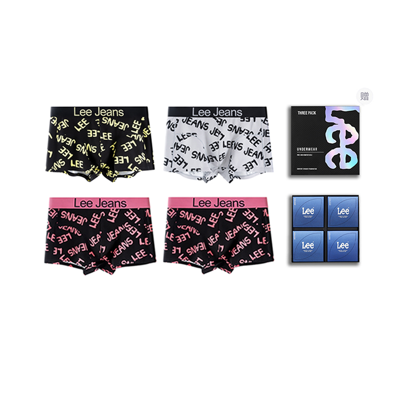 Lee Комплект мужского белья Square-cut, подарочная коробка, 4 штуки
Lee Комплект мужского белья Square-cut, подарочная коробка, 4 штуки