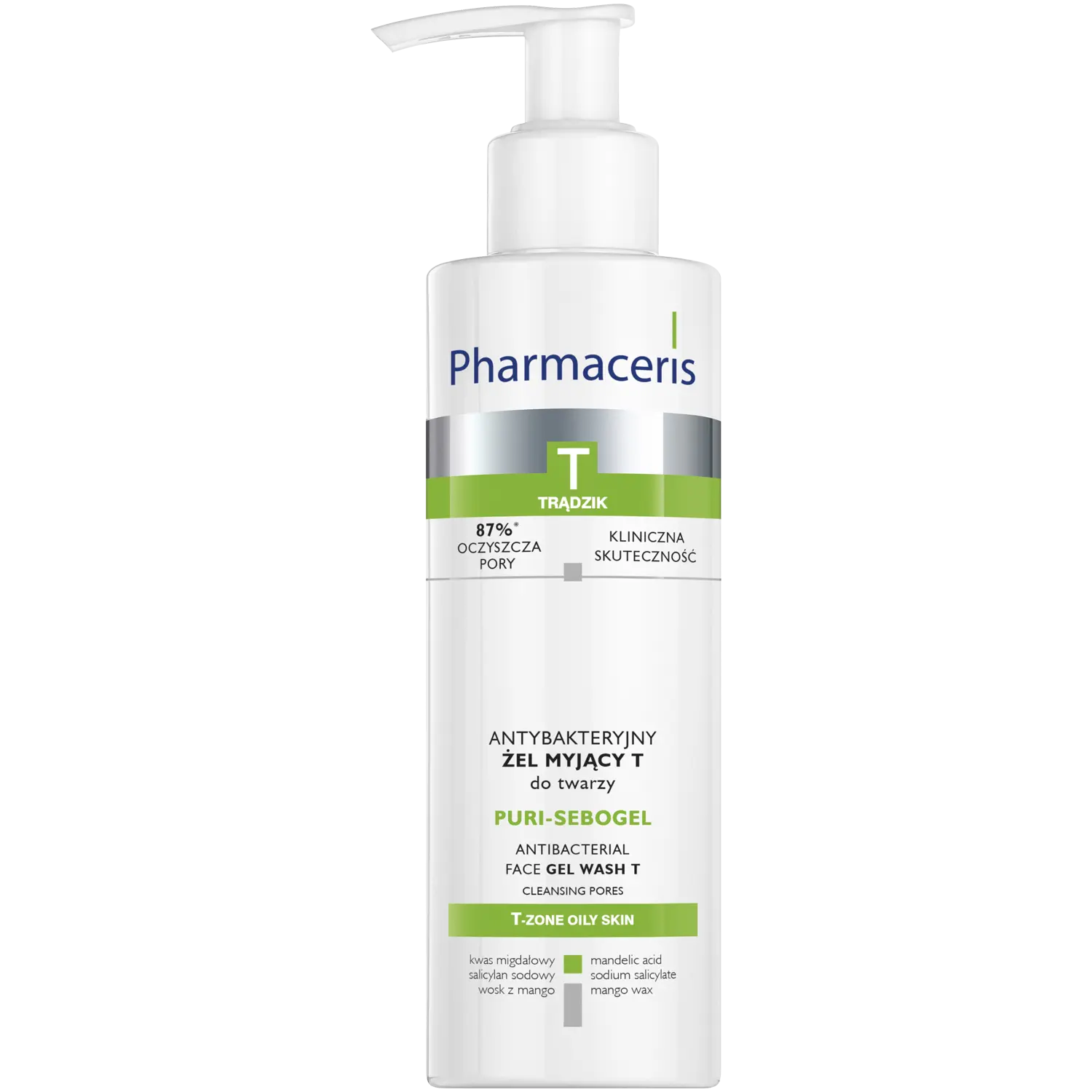 Pharmaceris T Puri-Sebogel гель для умывания антибактериальный, 190 мл 
Pharmaceris T Puri-Sebogel гель для умывания антибактериальный, 190 мл