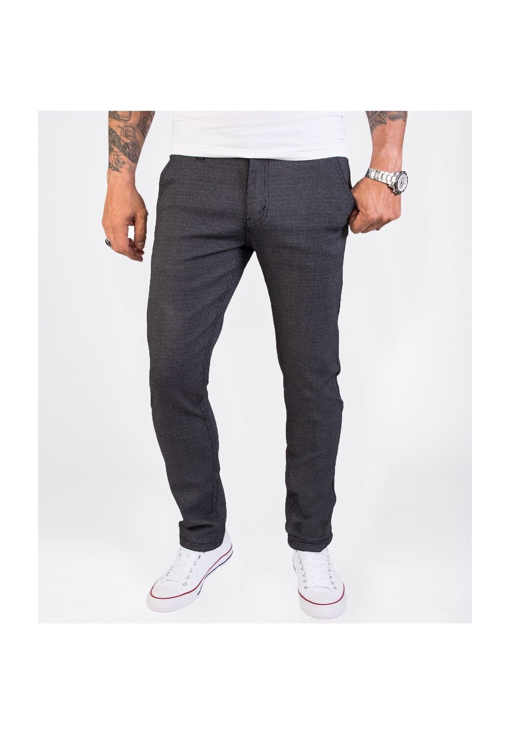 Брюки из ткани Брюки-чиносы приталенного кроя Rock Creek, антрацит
Брюки из ткани Брюки-чиносы приталенного кроя Rock Creek, антрацит