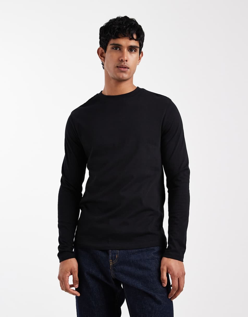 Лонгслив Asos Design Essentials Crew Neck, черный
Лонгслив Asos Design Essentials Crew Neck, черный