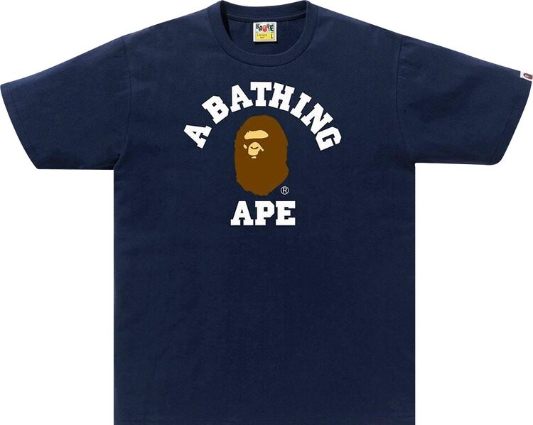 Футболка BAPE College Tee 'Navy', синий
Футболка BAPE College Tee 'Navy', синий