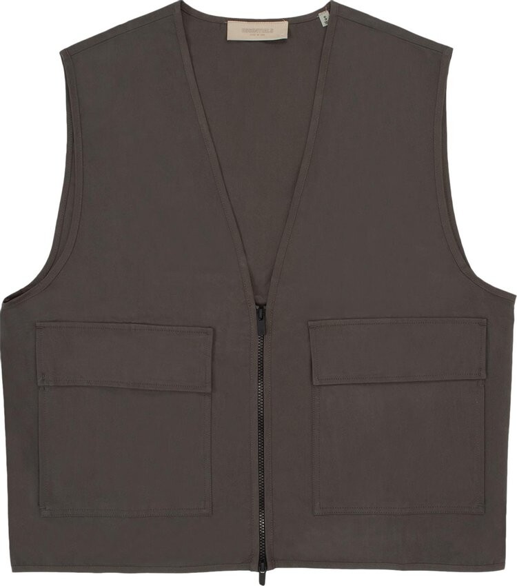 Жилет Fear of God Essentials Work Vest 'Iron', черный
Жилет Fear of God Essentials Work Vest 'Iron', черный