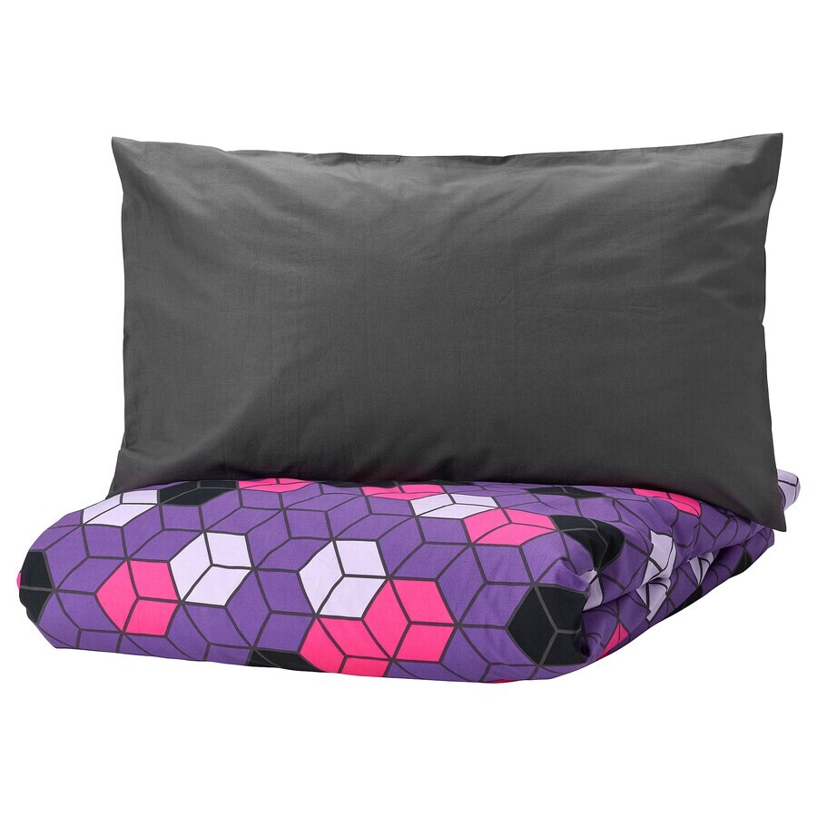 Комплект пододеяльник и наволочка Ikea Blaskata, 2 предмета, мультиколор, 150x200/50x80 см
Комплект пододеяльник и наволочка Ikea Blaskata, 2 предмета, мультиколор, 150x200/50x80 см