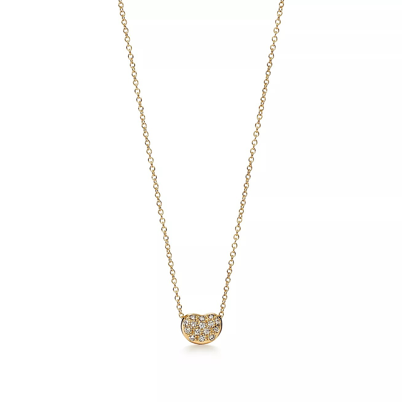 Колье Tiffany & Co. x Elsa Peretti Bean Design, золото/бриллианты
Колье Tiffany & Co. x Elsa Peretti Bean Design, золото/бриллианты