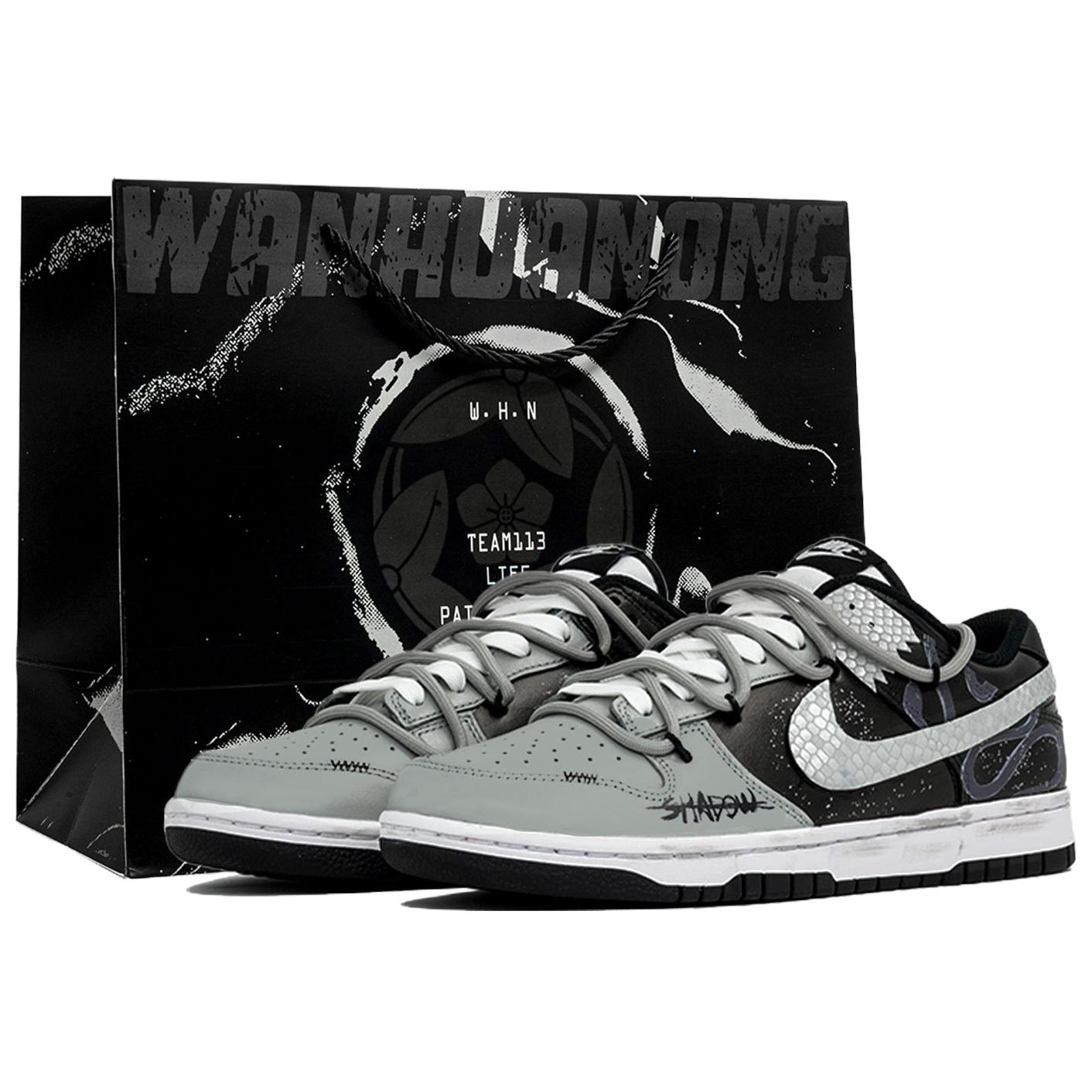 Dunk Retro Ten Thousand Flowers, Virtual Realm, Shopping Bag, устойчивые к истиранию, низкие кеды для скейтбординга unisex Nike, черный/серый
Dunk Retro Ten Thousand Flowers, Virtual Realm, Shopping Bag, устойчивые к истиранию, низкие кеды для скейтбординга unisex Nike, черный/серый