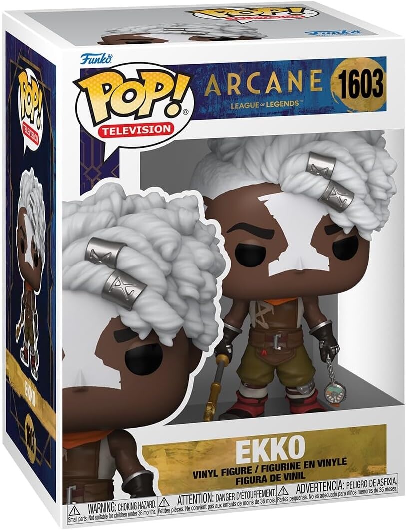 Виниловая фигурка Funko Pop! TV: Arcane League of Legends, Ekko, 11,6 см
Виниловая фигурка Funko Pop! TV: Arcane League of Legends, Ekko, 11,6 см