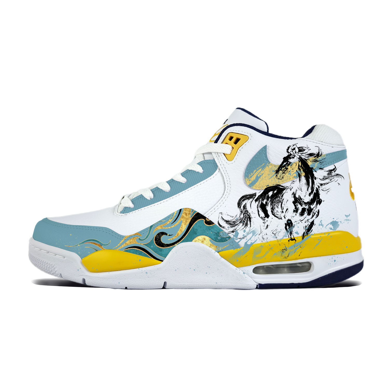 Nike Flight Legacy Leading The Way, синяя обмотка, износостойкие и нескользящие баскетбольные кроссовки Mid top для мужчин
Nike Flight Legacy Leading The Way, синяя обмотка, износостойкие и нескользящие баскетбольные кроссовки Mid top для мужчин