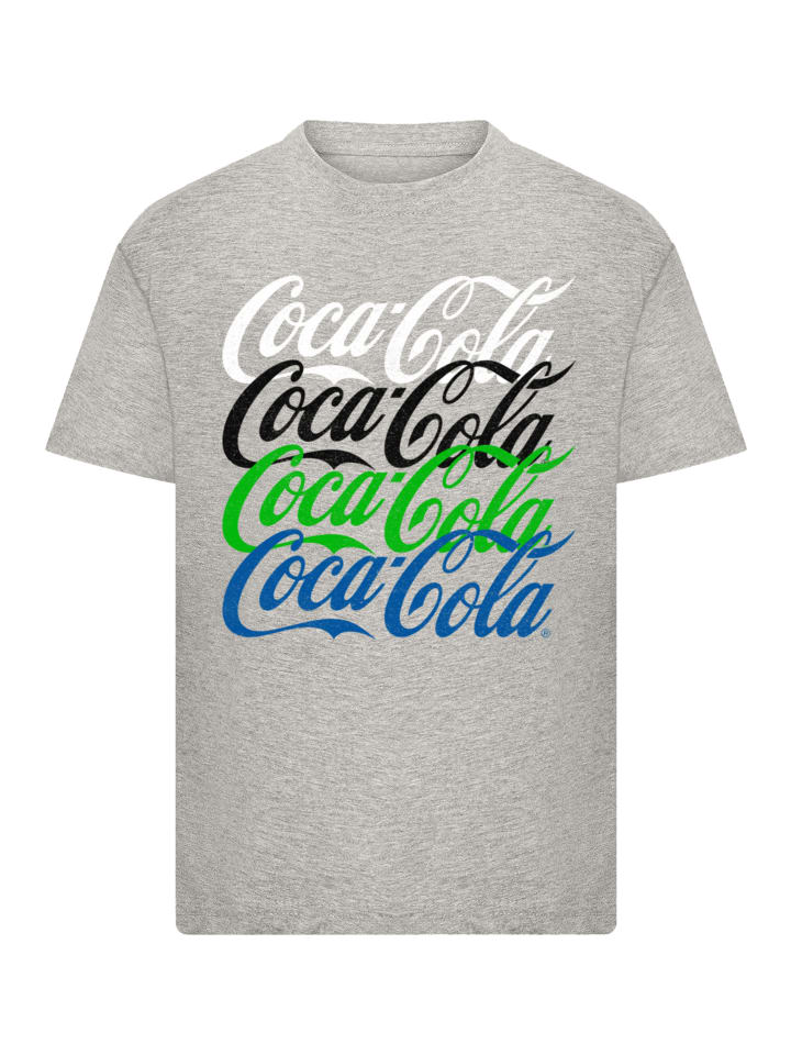 Футболка с повторяющимся логотипом Coca Cola в пестром сером цвете F4NT4STIC
Футболка с повторяющимся логотипом Coca Cola в пестром сером цвете F4NT4STIC