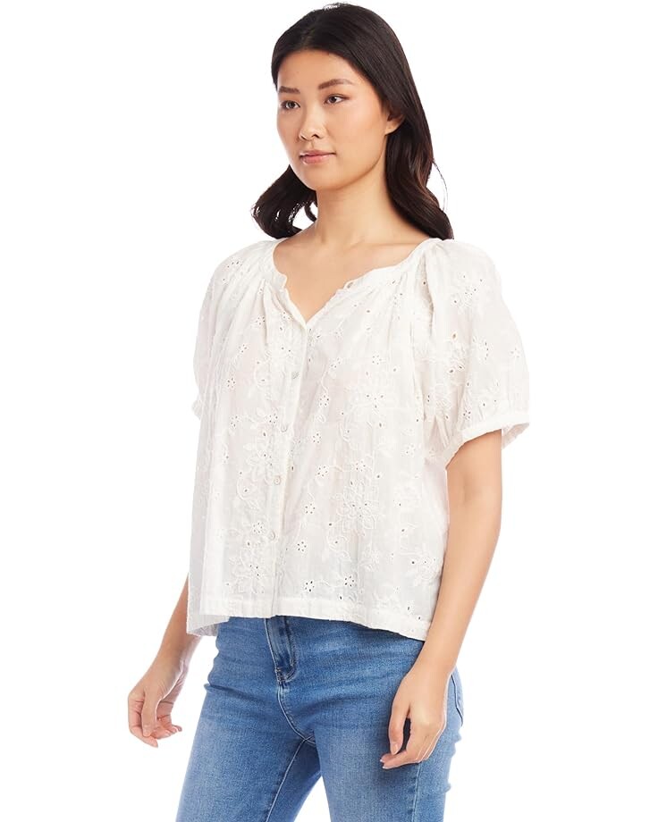 Платье Karen Kane Eyelet Peasant Top, белый
Платье Karen Kane Eyelet Peasant Top, белый
