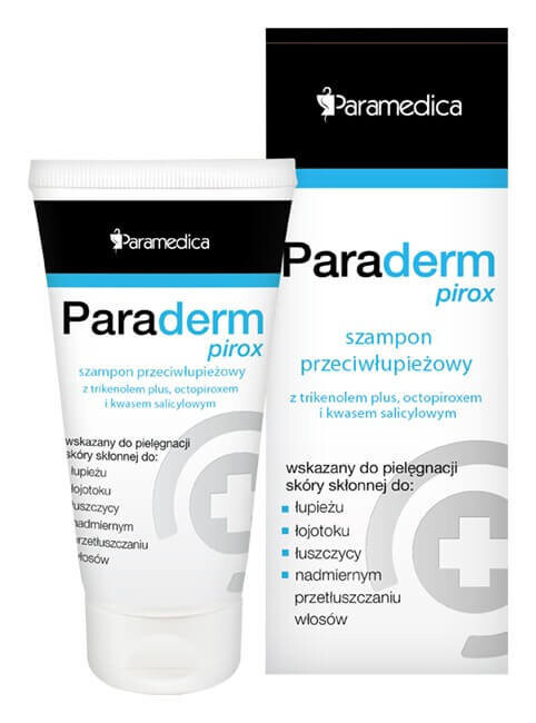Paraderm Pirox, Шампунь против перхоти, 150 г
Paraderm Pirox, Шампунь против перхоти, 150 г