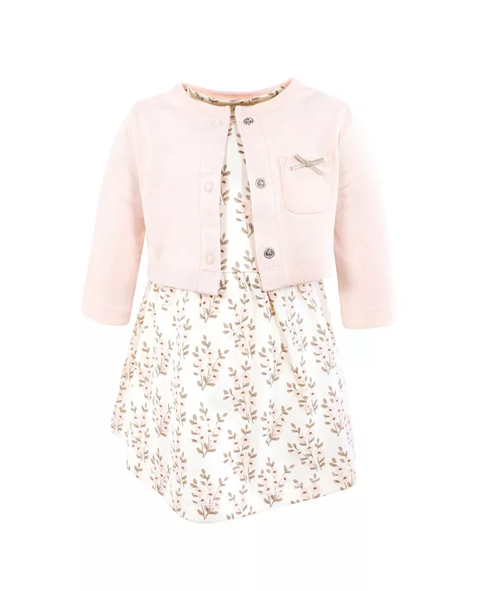 Удобное хлопковое платье Hudson для девочек и подходящий кардиган Hudson Baby, розовый
Удобное хлопковое платье Hudson для девочек и подходящий кардиган Hudson Baby, розовый