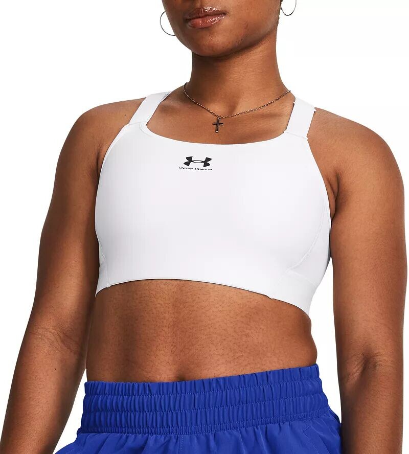 Женский спортивный бюстгальтер Under Armour HeatGear Armor High, белый
Женский спортивный бюстгальтер Under Armour HeatGear Armor High, белый