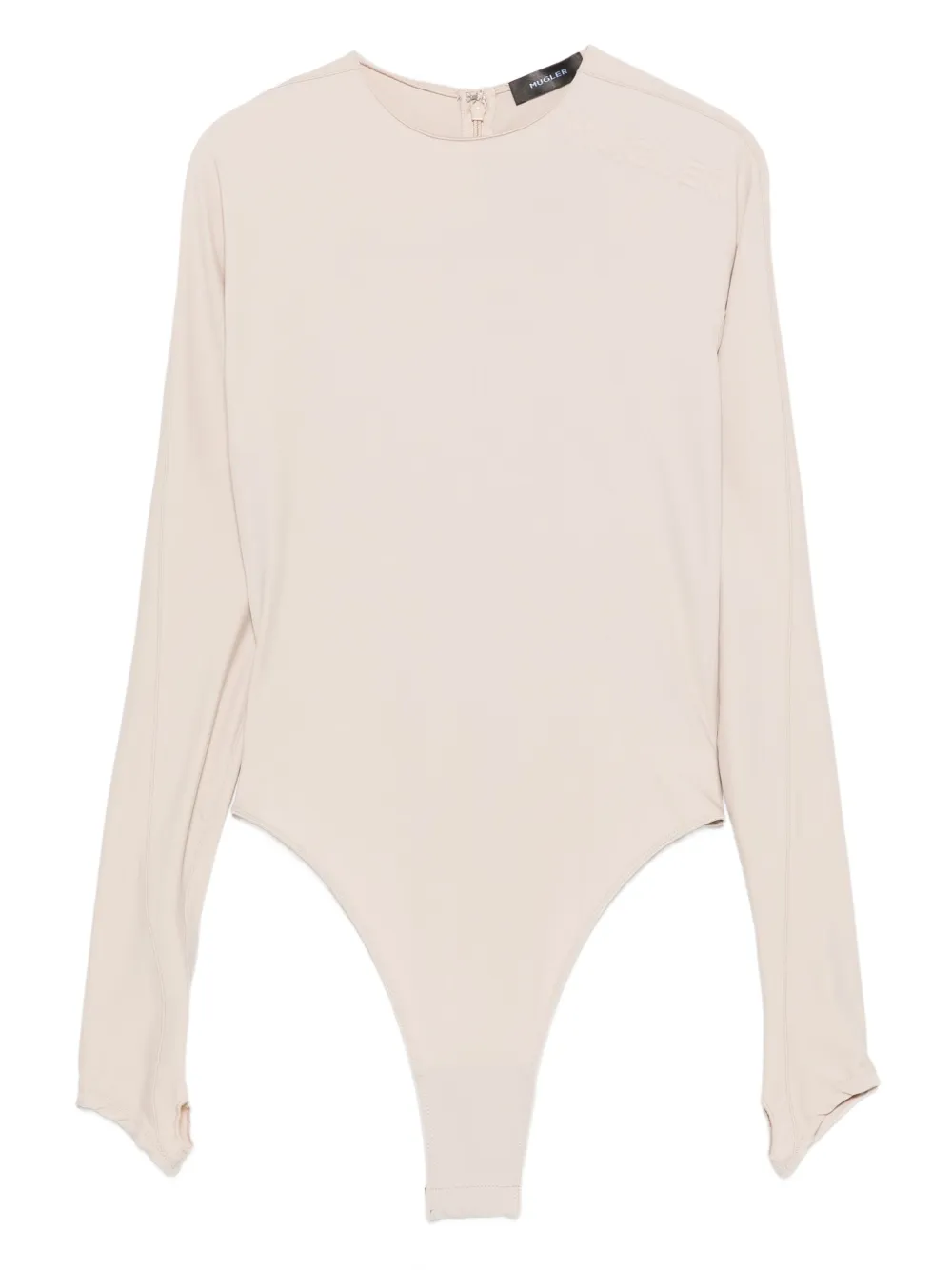 Боди с длинными рукавами и отверстиями для больших пальцев Mugler, нейтральный
Боди с длинными рукавами и отверстиями для больших пальцев Mugler, нейтральный