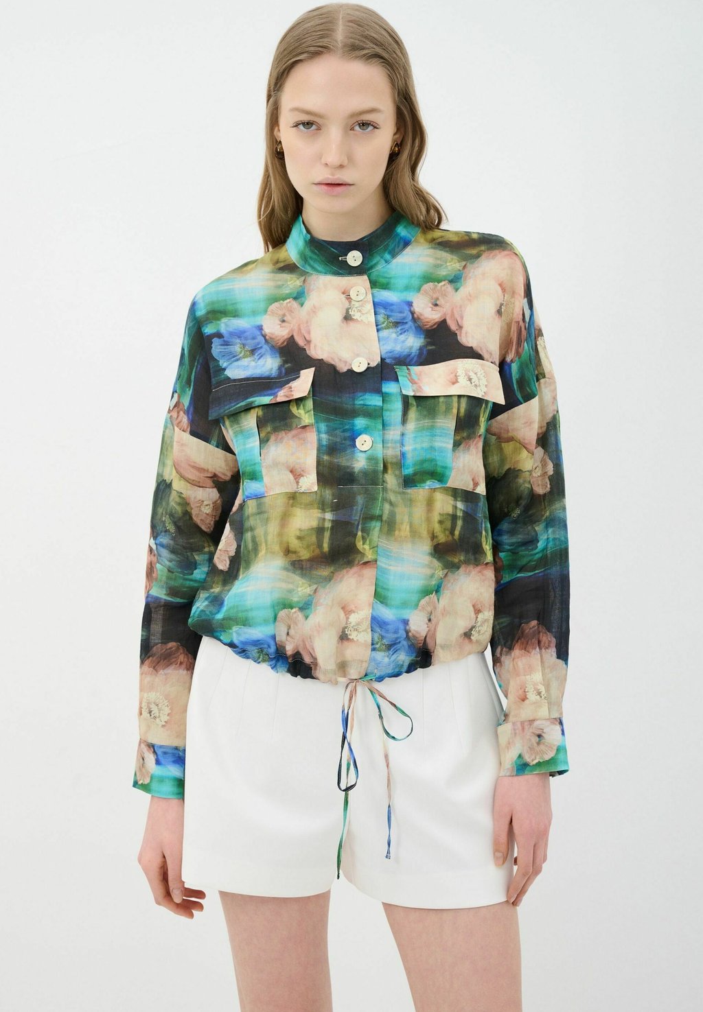 Блузка на пуговицах adL, мультиколор
Блузка на пуговицах adL, мультиколор