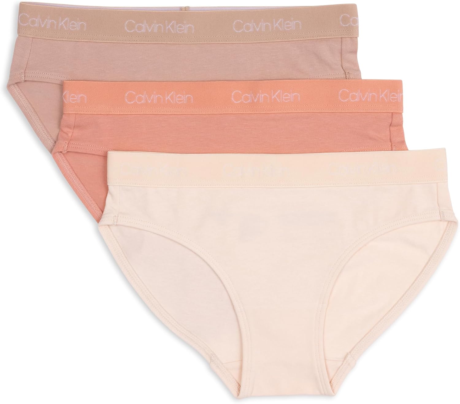 Комплект из 3 купальников-бикини Calvin Klein для девочек, Sand/Rose Dawn/Cedar
Комплект из 3 купальников-бикини Calvin Klein для девочек, Sand/Rose Dawn/Cedar