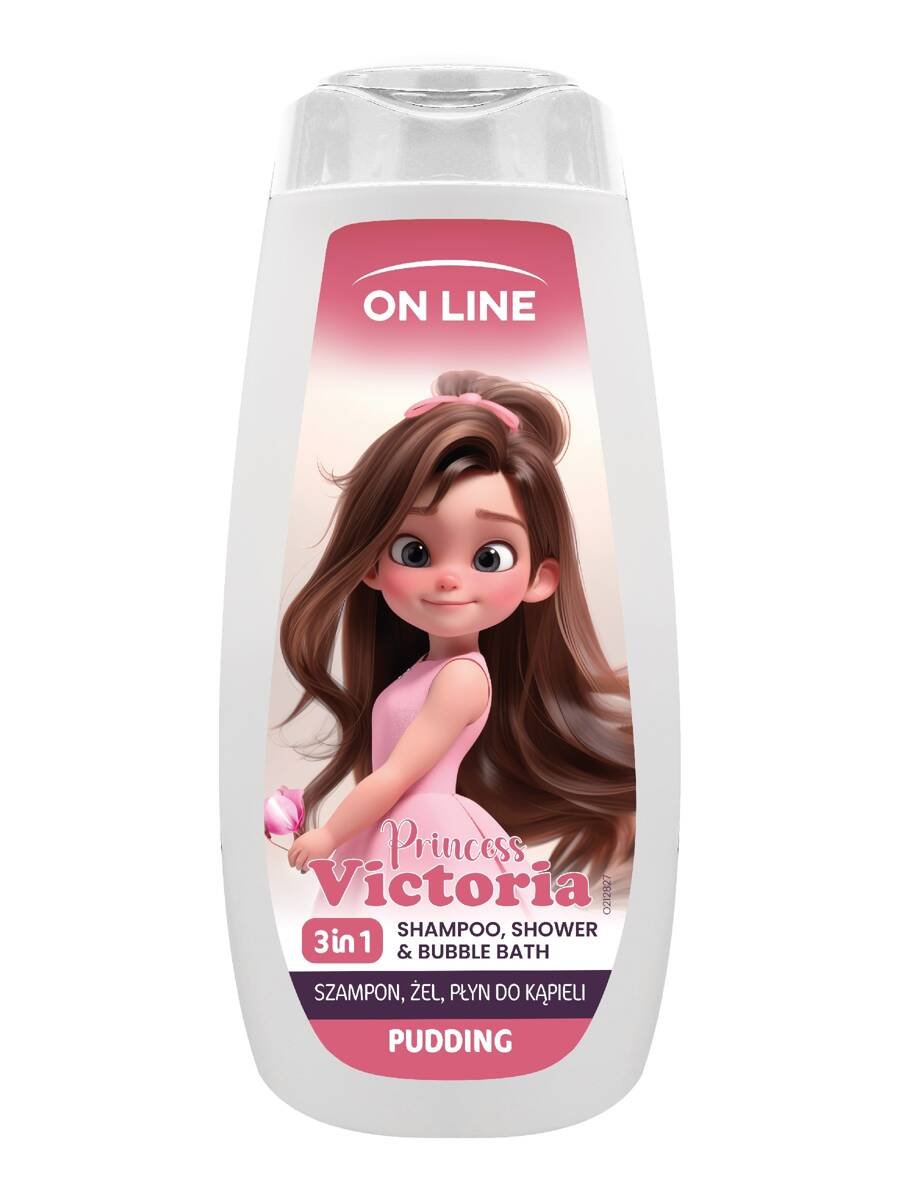 ON LINE KIDS Princess Victoria 3в1 Шампунь, гель, жидкость для ванны - Пудинг 400 мл
ON LINE KIDS Princess Victoria 3в1 Шампунь, гель, жидкость для ванны - Пудинг 400 мл