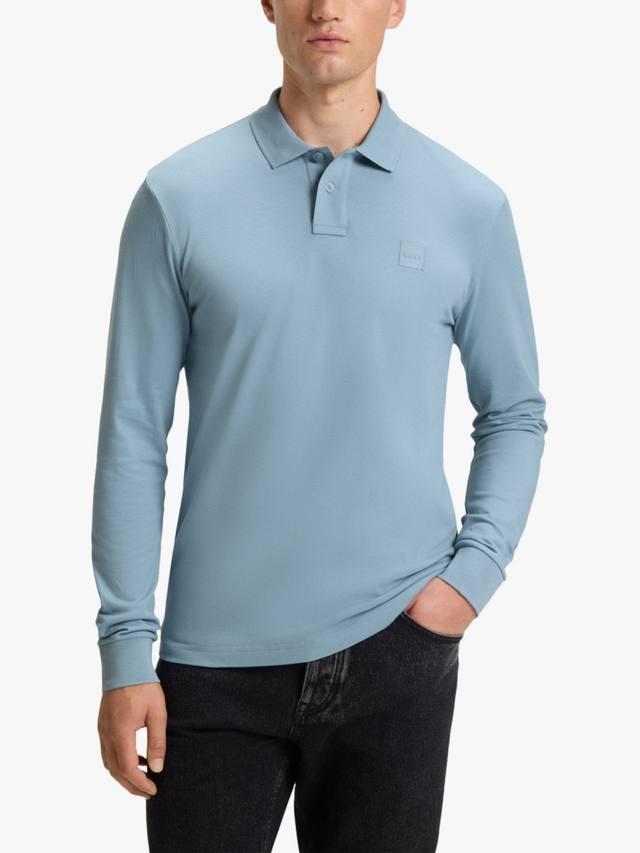 BOSS Хлопковая поло с длинными рукавами HUGO BOSS
BOSS Хлопковая поло с длинными рукавами HUGO BOSS