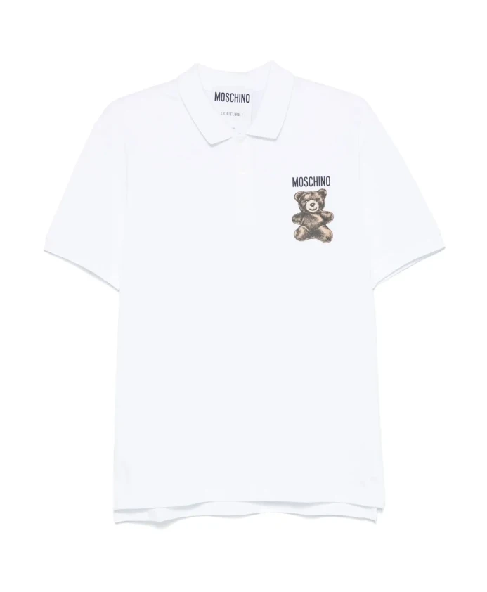 Футболка-Поло с логотипом плюшевого медведя Moschino, белый
Футболка-Поло с логотипом плюшевого медведя Moschino, белый