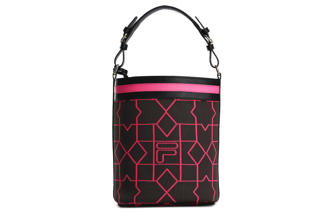 Женская Сумка Через Плечо из Жаккардовой Ткани с Вставками из Коровьей Кожи Charcoal Dark Gray/Pink FILA
Женская Сумка Через Плечо из Жаккардовой Ткани с Вставками из Коровьей Кожи Charcoal Dark Gray/Pink FILA