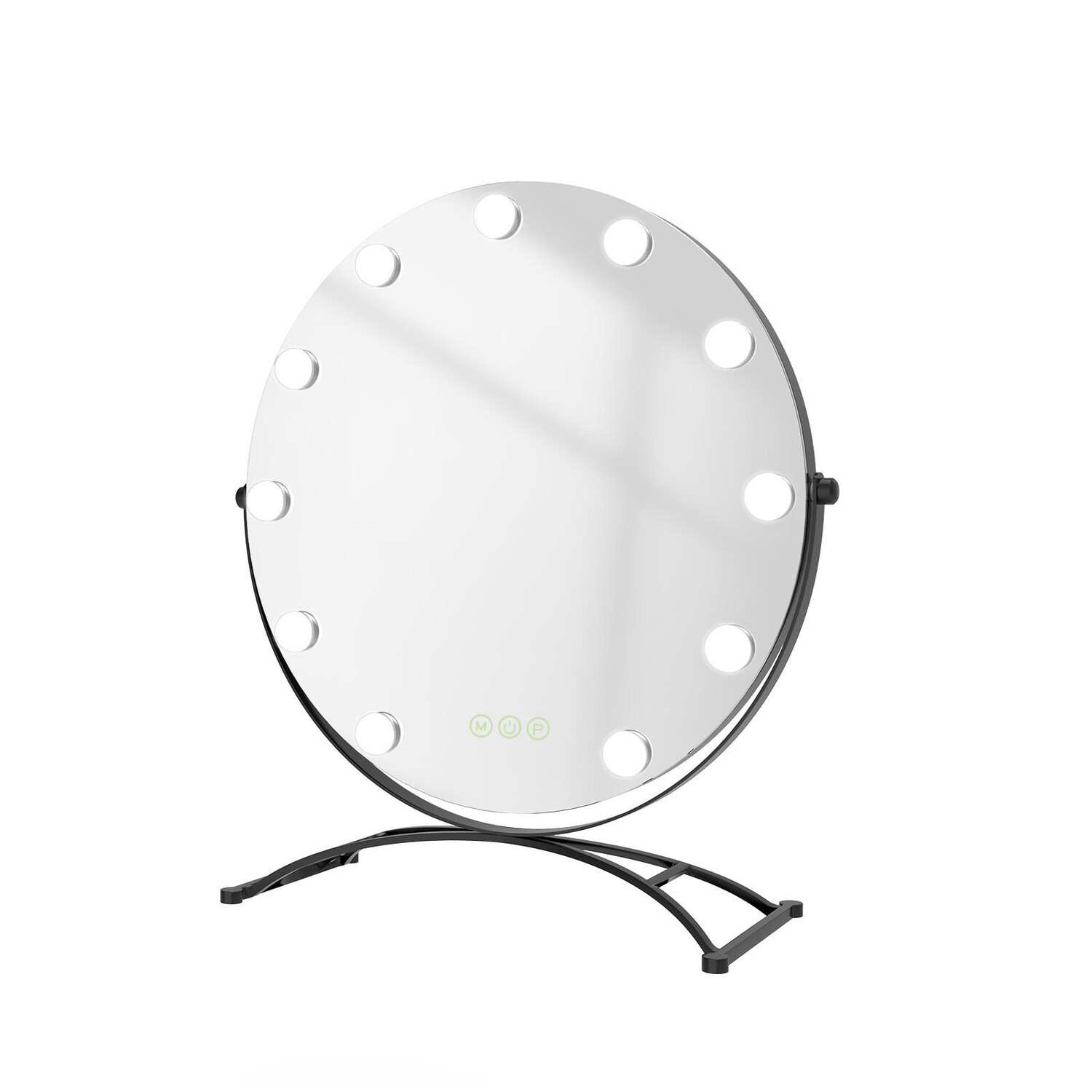 Косметическое зеркало круглое с подсветкой Emke, черный
Косметическое зеркало круглое с подсветкой Emke, черный