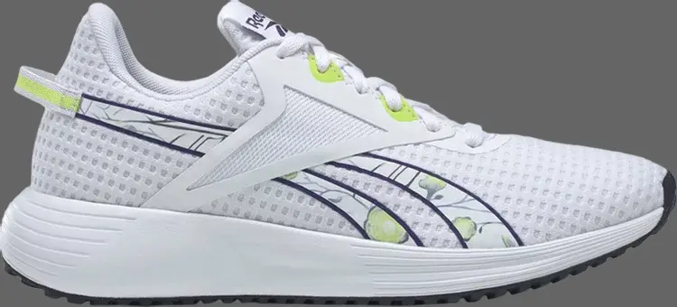 Кроссовки wmns lite plus 3 'white acid yellow' Reebok, белый 
Кроссовки wmns lite plus 3 'white acid yellow' Reebok, белый