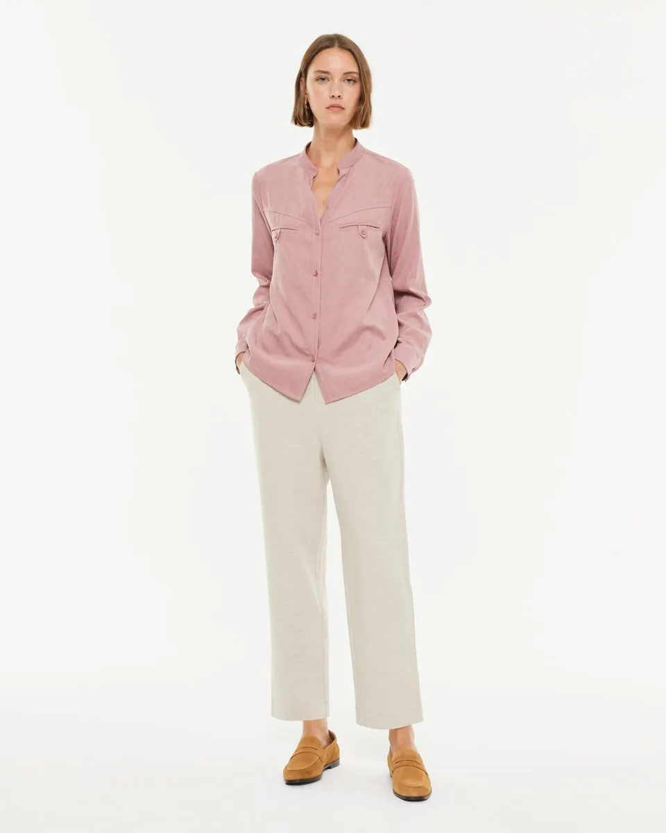 Женские прямые трикотажные брюки с карманами Paz Torras, бежевый
Женские прямые трикотажные брюки с карманами Paz Torras, бежевый