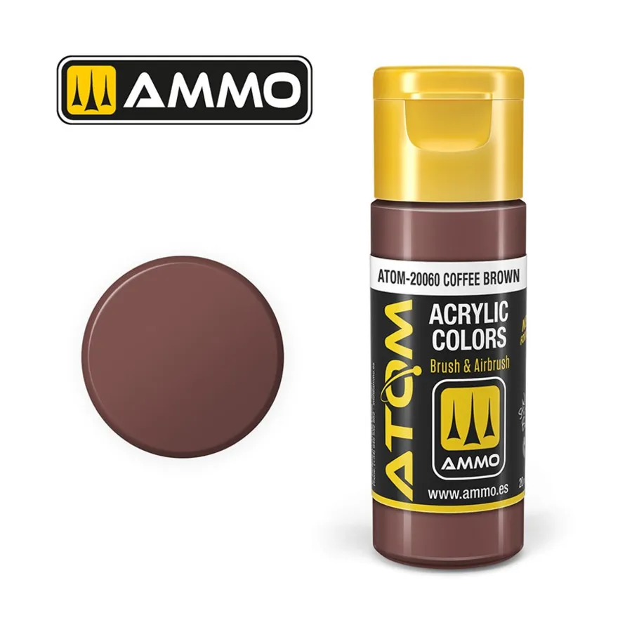 Кофейный коричневый, ATOM Acrylic Paints
Кофейный коричневый, ATOM Acrylic Paints