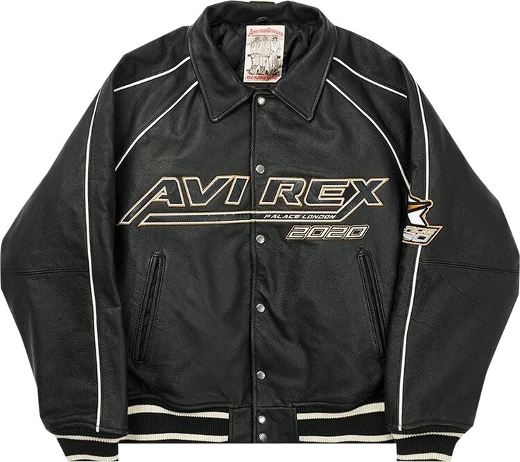 Куртка Palace Avirex No Snakes Jacket 'Black', черный 
Куртка Palace Avirex No Snakes Jacket 'Black', черный