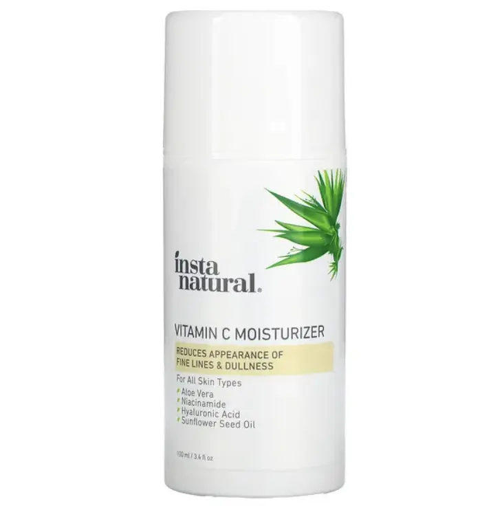 Увлажняющее средство с витамином С, 100 мл (3,4 жидк. унции), InstaNatural
Увлажняющее средство с витамином С, 100 мл (3,4 жидк. унции), InstaNatural