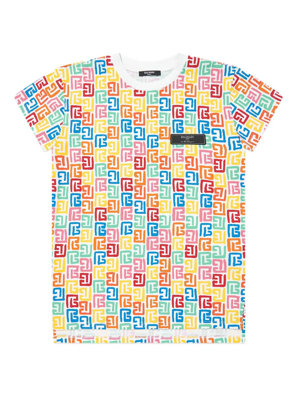 Футболка с логотипом Balmain Kids, белый 
Футболка с логотипом Balmain Kids, белый