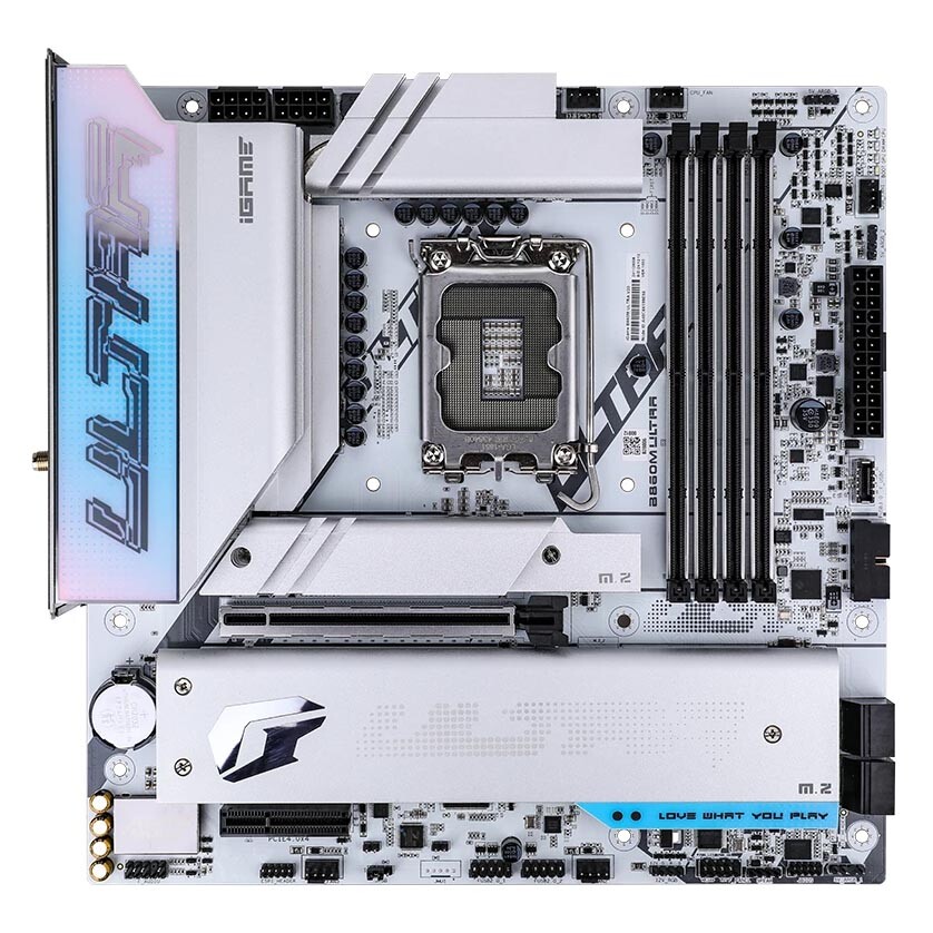 Материнская плата Colorful iGame B860M Ultra, LGA1851, DDR5, Wi-Fi, белый
Материнская плата Colorful iGame B860M Ultra, LGA1851, DDR5, Wi-Fi, белый