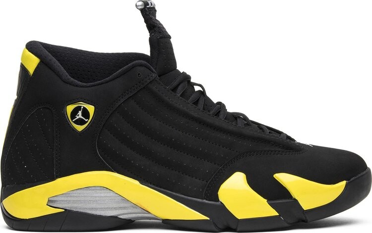Кроссовки Air Jordan 14 Retro Thunder, черный 
Кроссовки Air Jordan 14 Retro Thunder, черный
