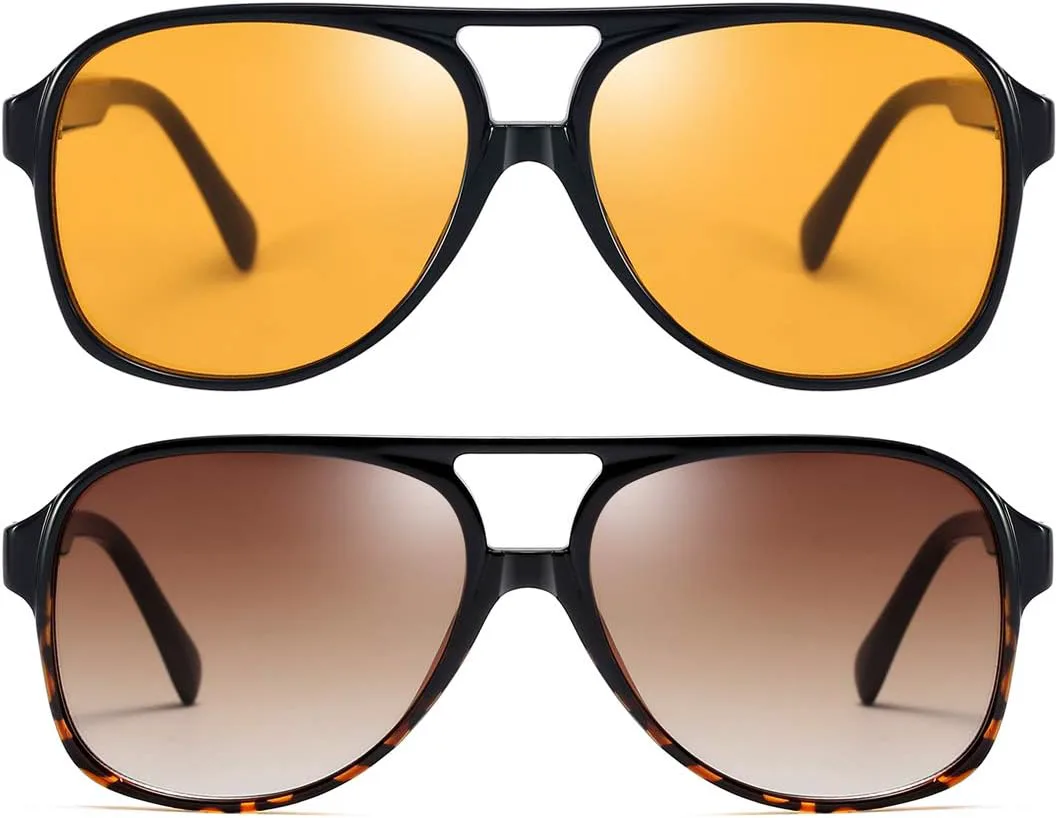 Солнцезащитные очки Dollger Retro Aviator для женщин и мужчин, классический винтажный стиль, большая квадратная оправа, 70-е и 80-е годы, A2:brown and Yellow
Солнцезащитные очки Dollger Retro Aviator для женщин и мужчин, классический винтажный стиль, большая квадратная оправа, 70-е и 80-е годы, A2:brown and Yellow