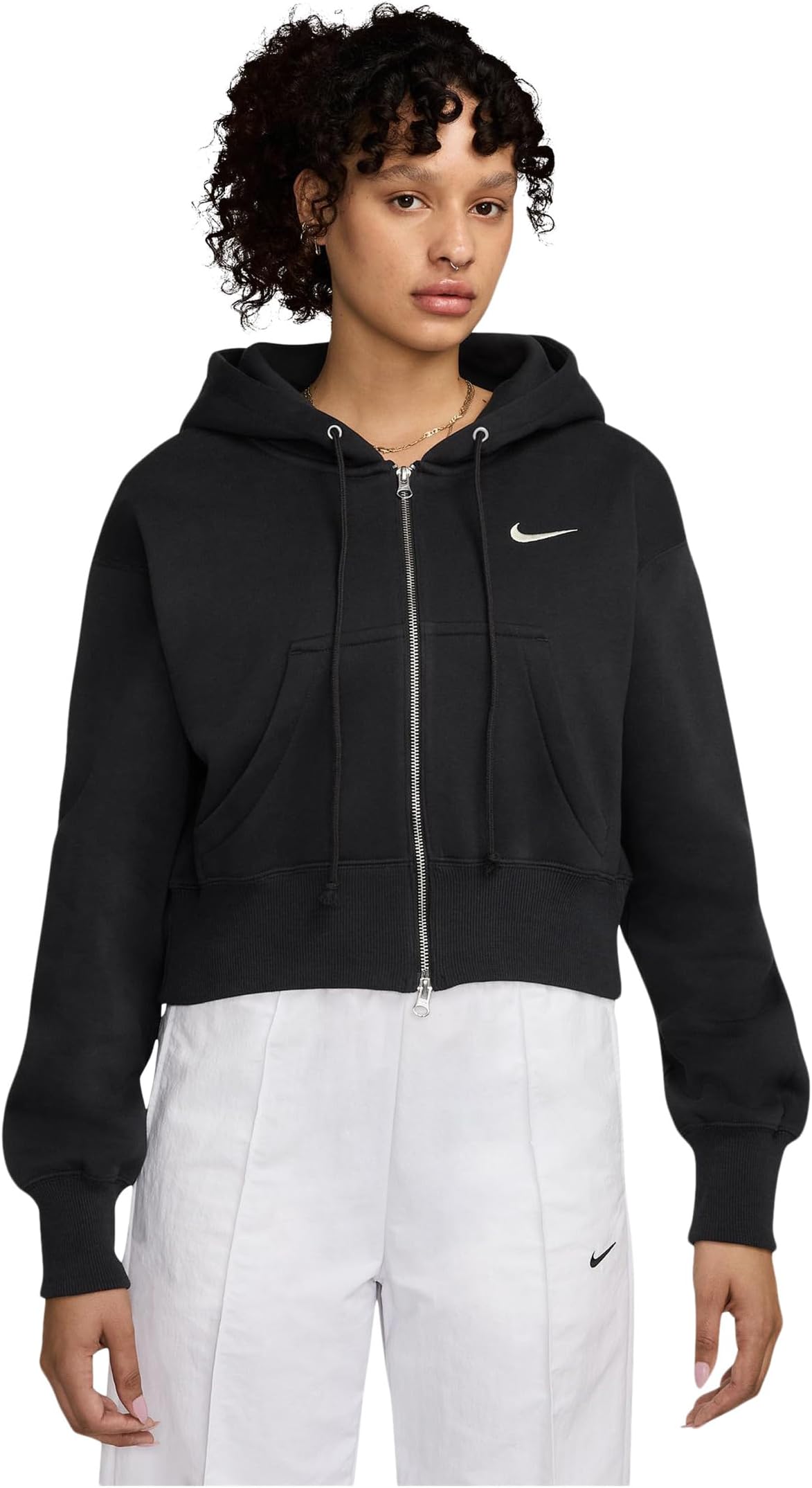 Худи Nike Sportswear Phoenix Fleece Loose Full-zip Crop Hoodie, цвет Black/Sail
Худи Nike Sportswear Phoenix Fleece Loose Full-zip Crop Hoodie, цвет Black/Sail