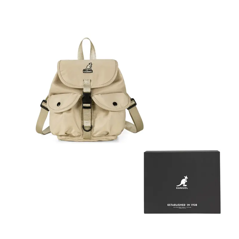 KANGOL Тканевый рюкзак для поездок на работу повседневный спортивный унисекс большого размера ледниково-голубой/персиково-розовый/черный/хаки/защитно-зеленый, Khaki (Small Size) 
KANGOL Тканевый рюкзак для поездок на работу повседневный спортивный унисекс большого размера ледниково-голубой/персиково-розовый/черный/хаки/защитно-зеленый, Khaki (Small Size)