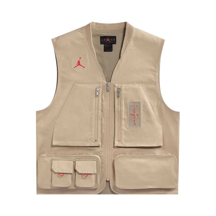 Утепленный жилет Cactus Jack by Travis Scott x Jordan Utility Vest (Asia Sizing) 'Desert/Khaki/University Red', желто-коричневый
Утепленный жилет Cactus Jack by Travis Scott x Jordan Utility Vest (Asia Sizing) 'Desert/Khaki/University Red', желто-коричневый