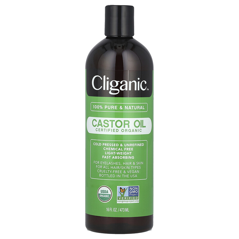 Cliganic, 100% чистое и натуральное, органическое касторовое масло, 473 мл (16 жидк. унц.)
Cliganic, 100% чистое и натуральное, органическое касторовое масло, 473 мл (16 жидк. унц.)