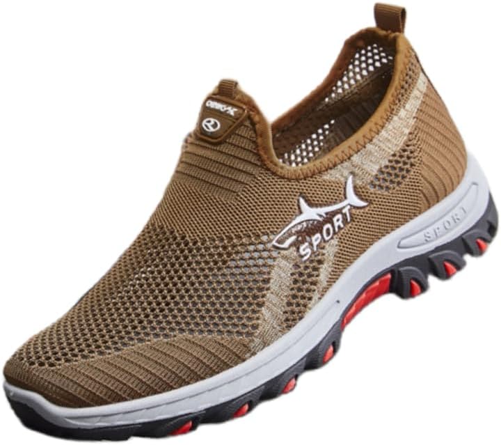 Мужские спортивные кроссовки с дышащей сеткой и шнуровкой - легкие, низкие, повседневного стиля, с прочной резиновой подошвой, удобной тканевой подкладкой, гибкий дизайн, подходящий для повседневной носки и легких упражнений Hoalox, хаки
Мужские спортивные кроссовки с дышащей сеткой и шнуровкой - легкие, низкие, повседневного стиля, с прочной резиновой подошвой, удобной тканевой подкладкой, гибкий дизайн, подходящий для повседневной носки и легких упражнений Hoalox, хаки