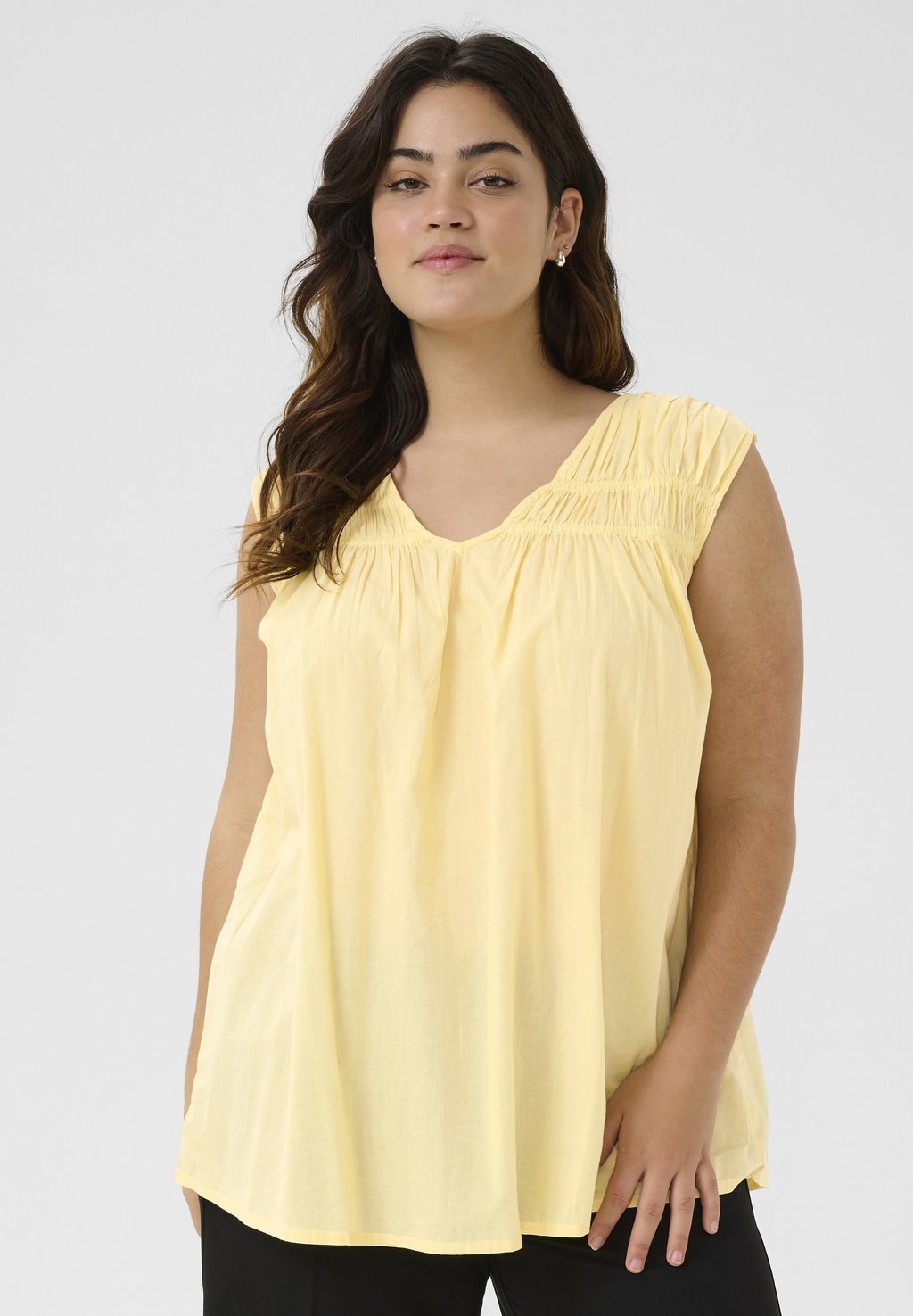 Блуза Top Kaffe Curve, светло-желтый
Блуза Top Kaffe Curve, светло-желтый