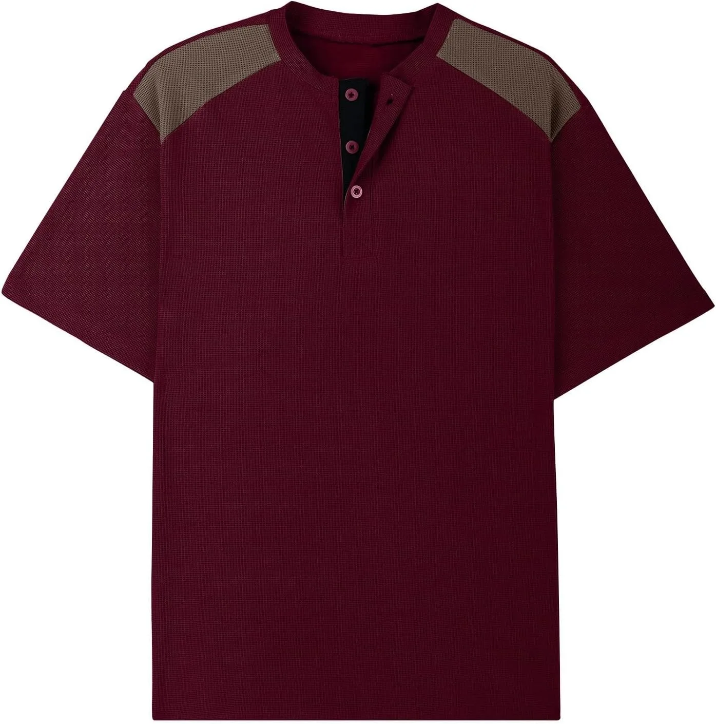 WENKOMG1 мужская футболка-хенли с коротким рукавом, вафельной вязкой, размеры M-3XL
WENKOMG1 мужская футболка-хенли с коротким рукавом, вафельной вязкой, размеры M-3XL