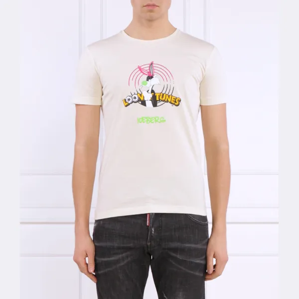 Футболка стандартного кроя Iceberg x Looney Tunes Iceberg, экрю 
Футболка стандартного кроя Iceberg x Looney Tunes Iceberg, экрю