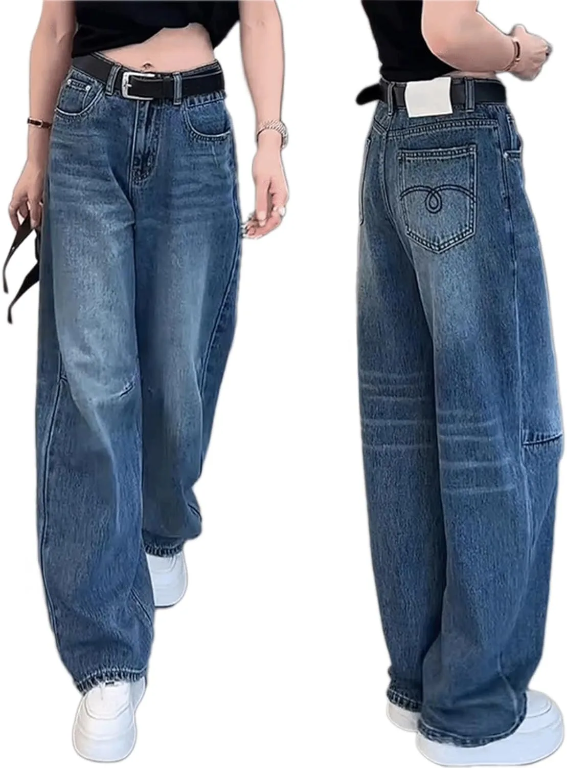 Джинсы barrel leg women blue
Джинсы barrel leg women blue