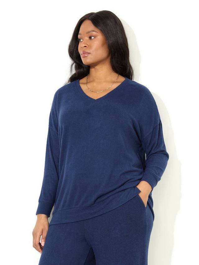 Изгибающийся супер мягкий топ с v-образным вырезом Live Unlimited, синий
Изгибающийся супер мягкий топ с v-образным вырезом Live Unlimited, синий