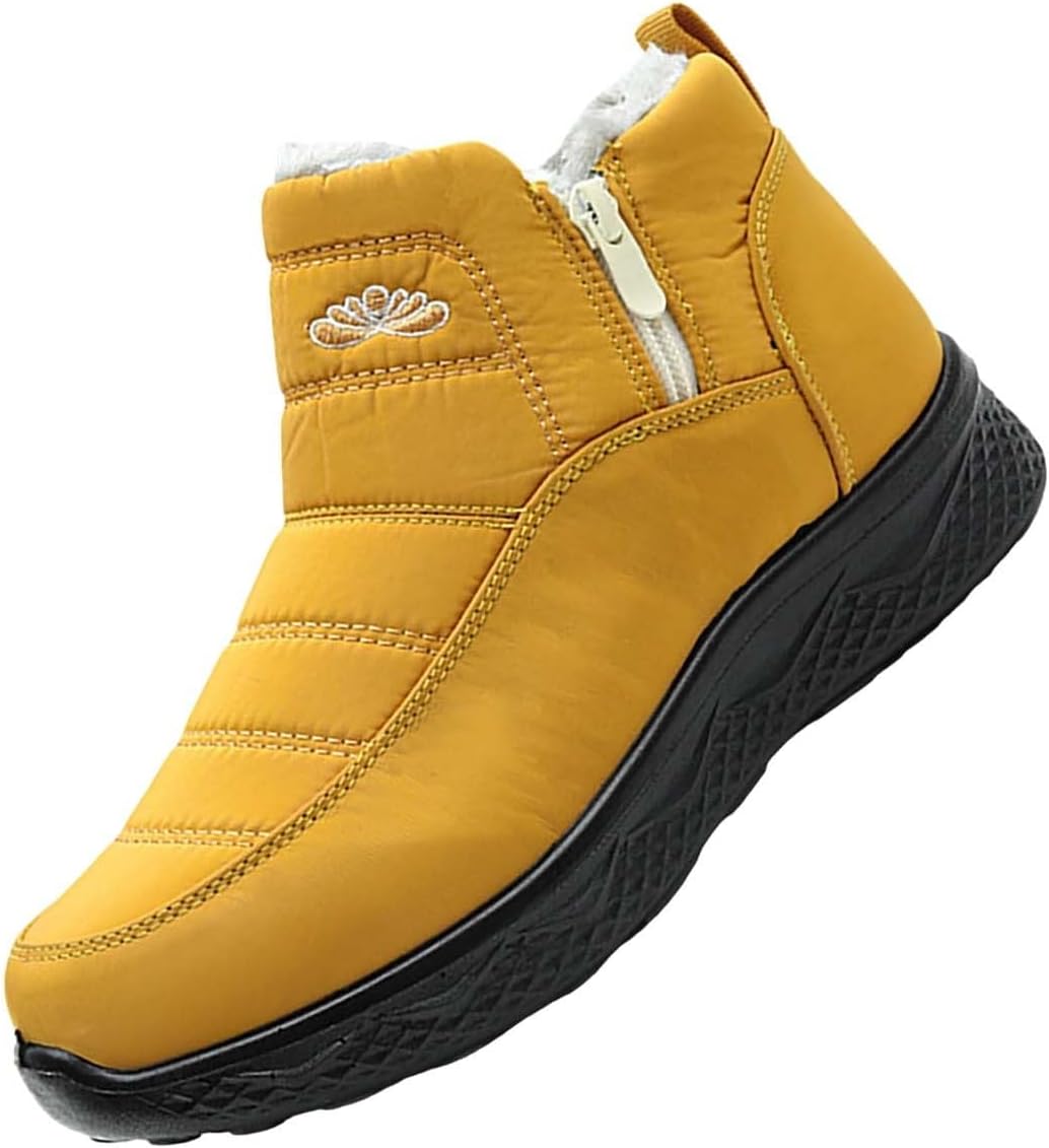Теплые зимние ботинки для женщин и мужчин, водонепроницаемые с меховой подкладкой, легкие ботинки с нескользящей подошвой для пар Generic, желтый
Теплые зимние ботинки для женщин и мужчин, водонепроницаемые с меховой подкладкой, легкие ботинки с нескользящей подошвой для пар Generic, желтый