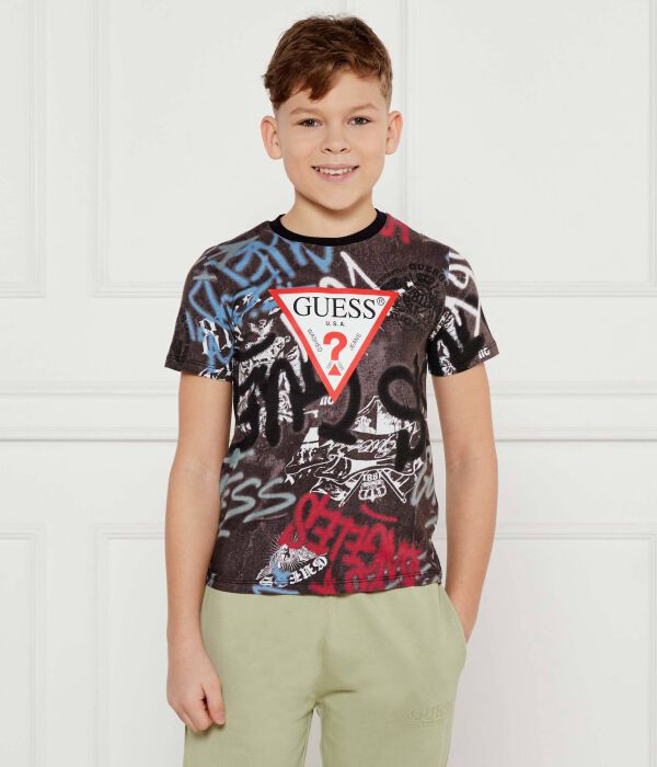 Футболка для мальчика Guess с принтом, мультиколор
Футболка для мальчика Guess с принтом, мультиколор