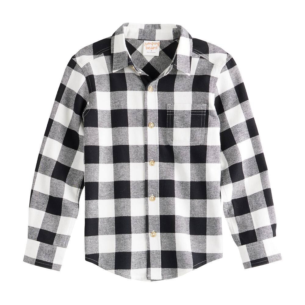 Фланелевая рубашка на пуговицах Jumping Beans для мальчиков 4–12 лет, цвет Ivory Buffalo
Фланелевая рубашка на пуговицах Jumping Beans для мальчиков 4–12 лет, цвет Ivory Buffalo