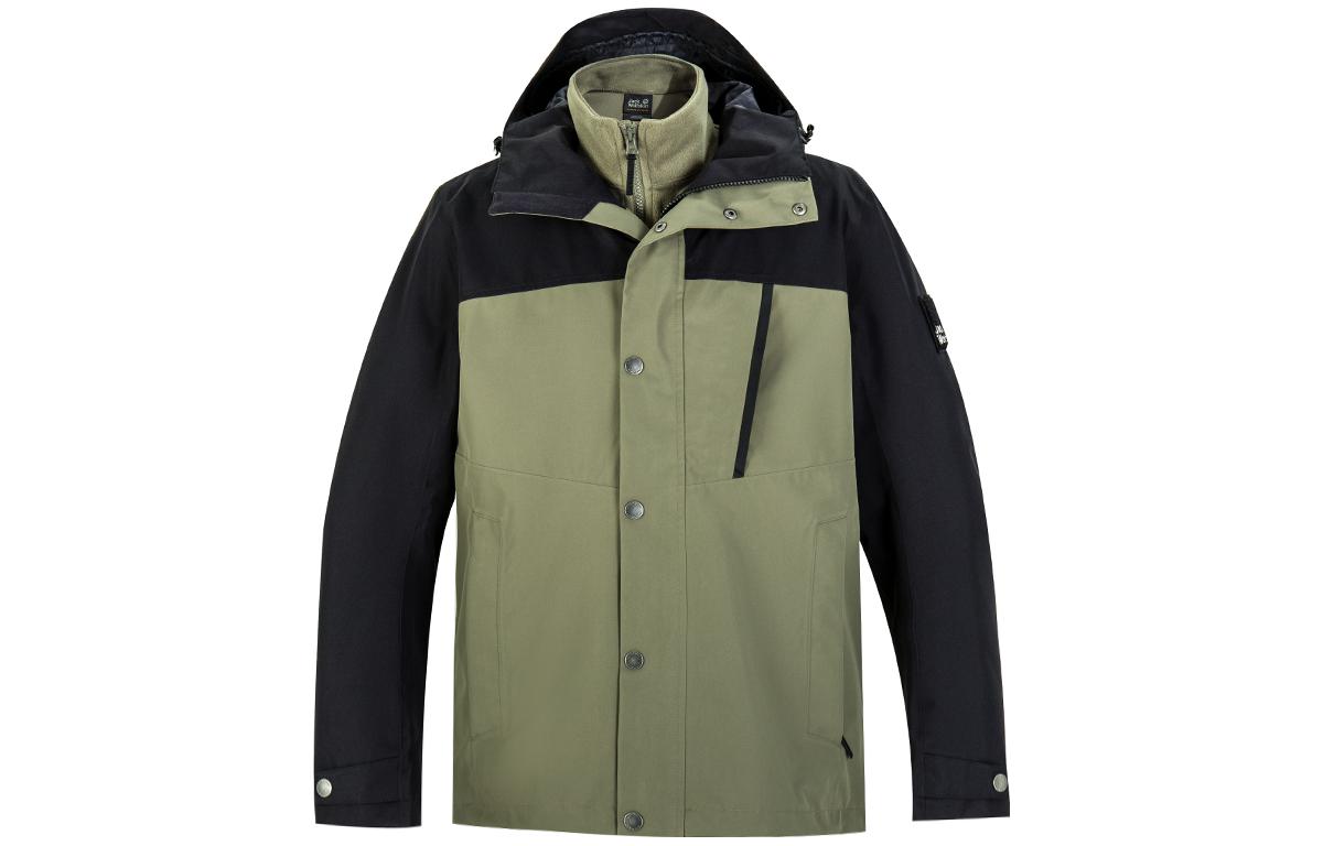 Куртка-ветровка мужская JACK WOLFSKIN, серый оливковый/черный/6534 
Куртка-ветровка мужская JACK WOLFSKIN, серый оливковый/черный/6534