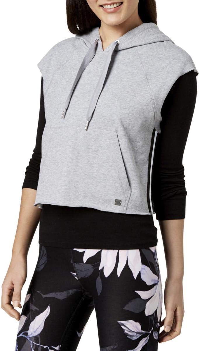 Женский укороченный пуловер Calvin Klein с цветочной нашивкой на капюшоне, Pearl Grey Heather
Женский укороченный пуловер Calvin Klein с цветочной нашивкой на капюшоне, Pearl Grey Heather